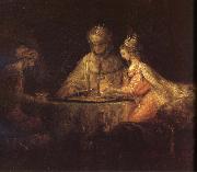 REMBRANDT Harmenszoon van Rijn Three People china oil painting artist